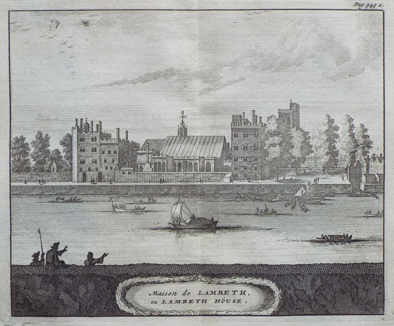Print - Maison de Lambeth, ou Lambeth House.