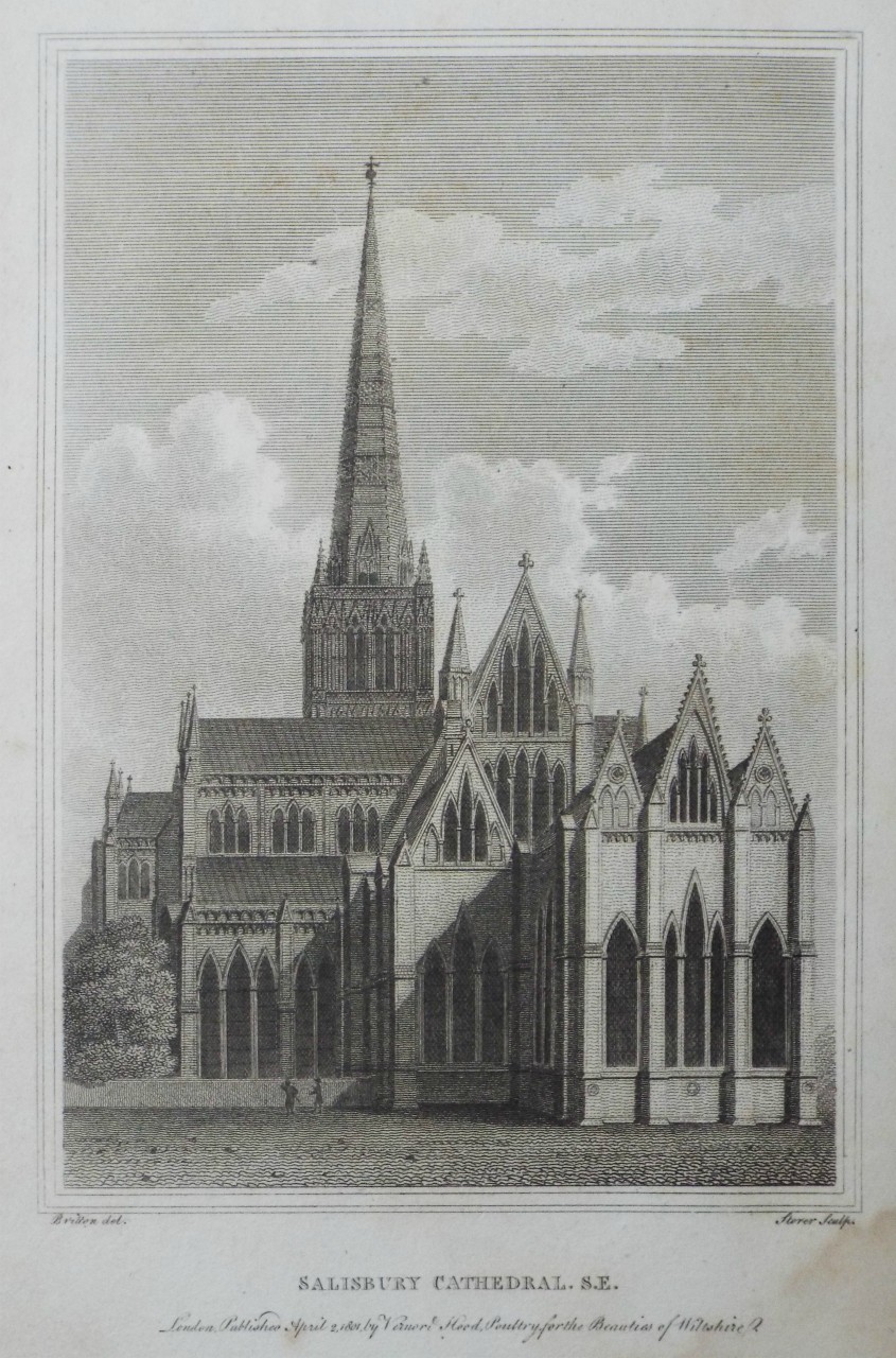 Print - Salisbury Cathedral. S.E. - 