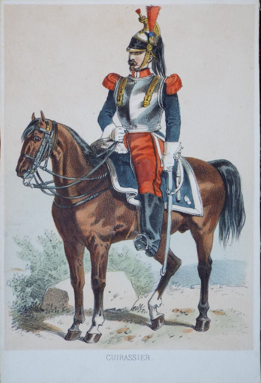 Lithograph - Cuirassier.