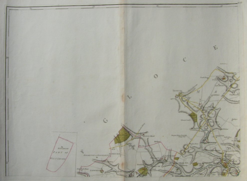 Map of Wiltshire - Andrews & Dury