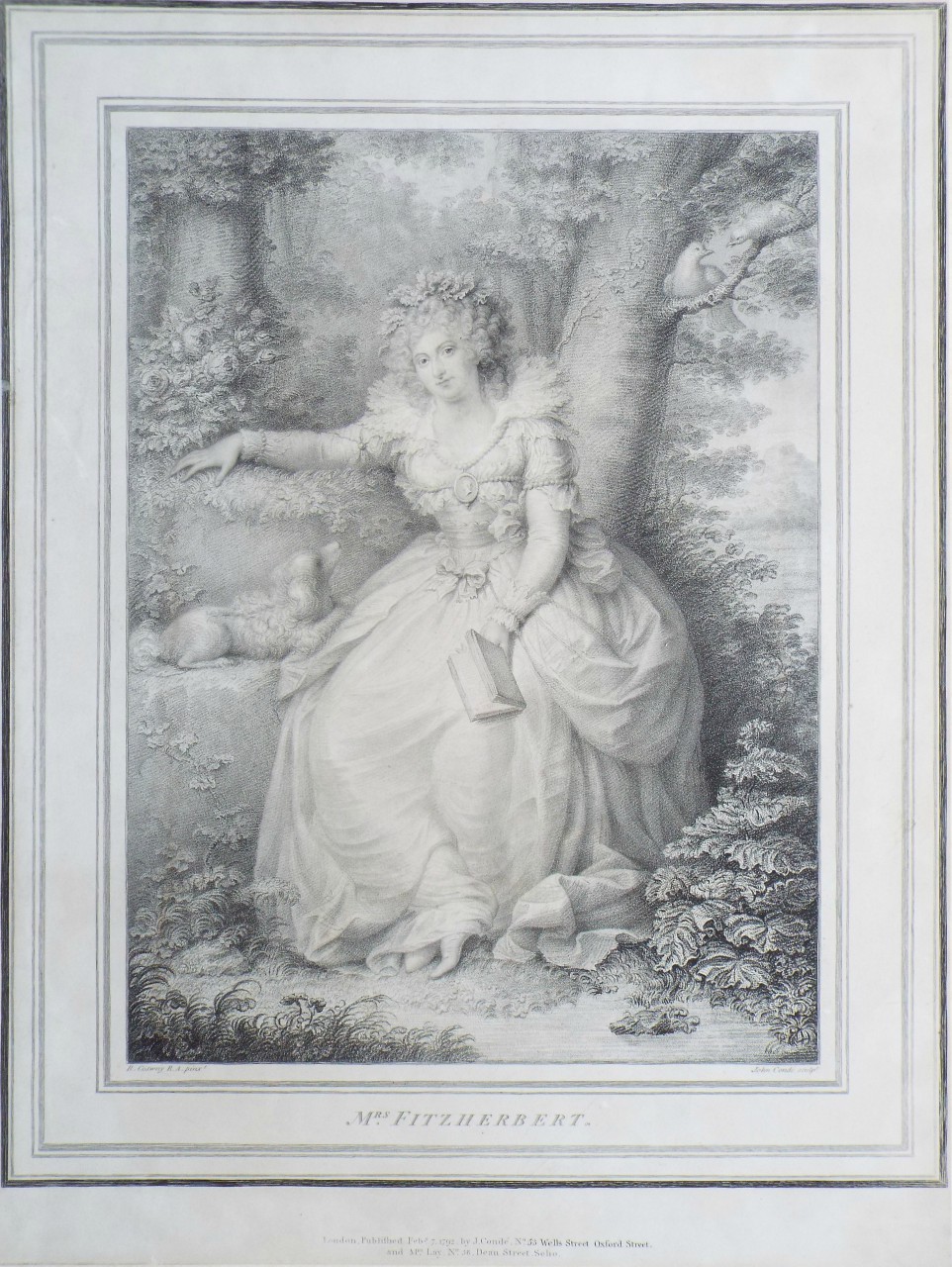 Stipple - Mrs. Fitzherbert. - Conde