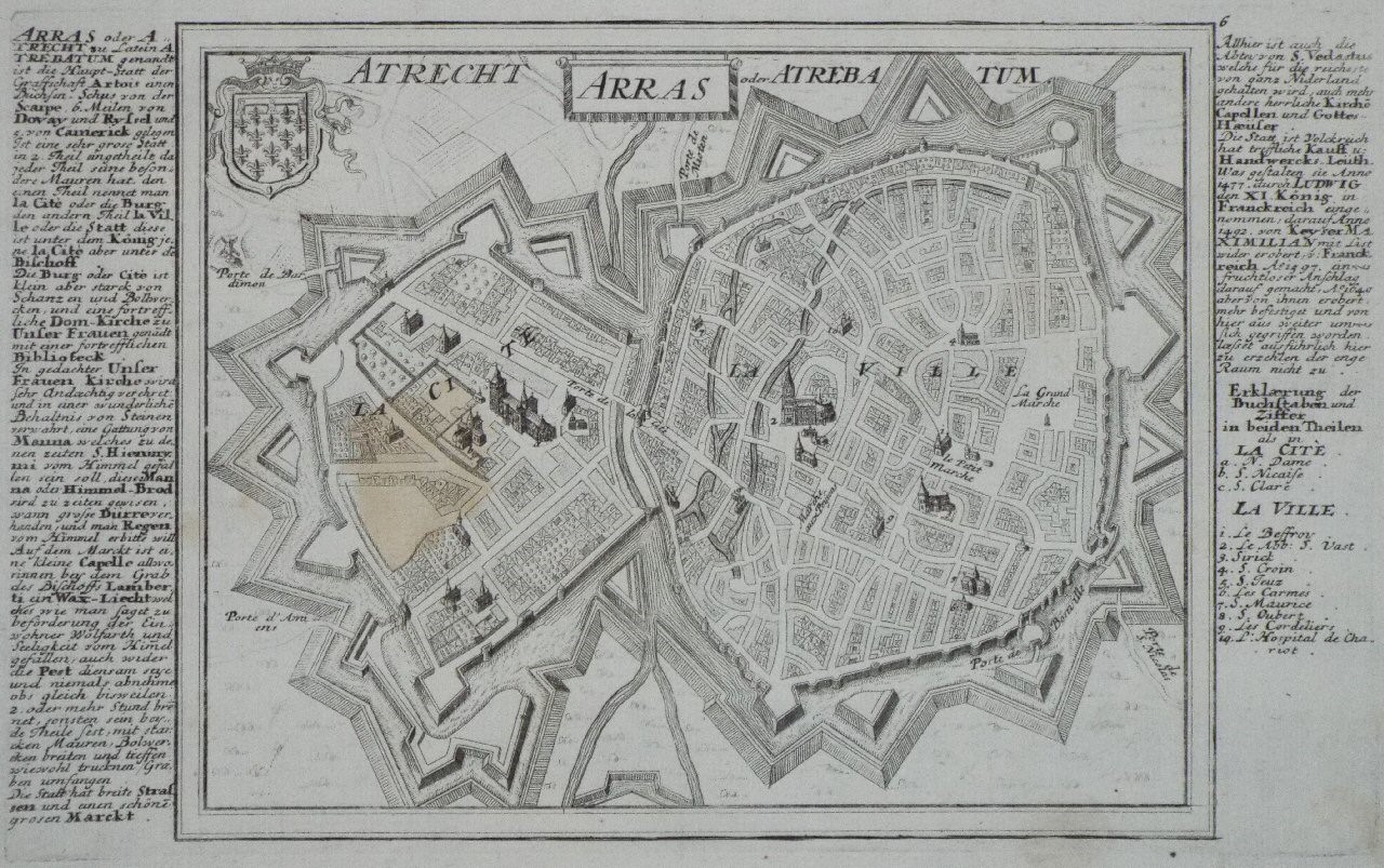 Map of Arras - Arras