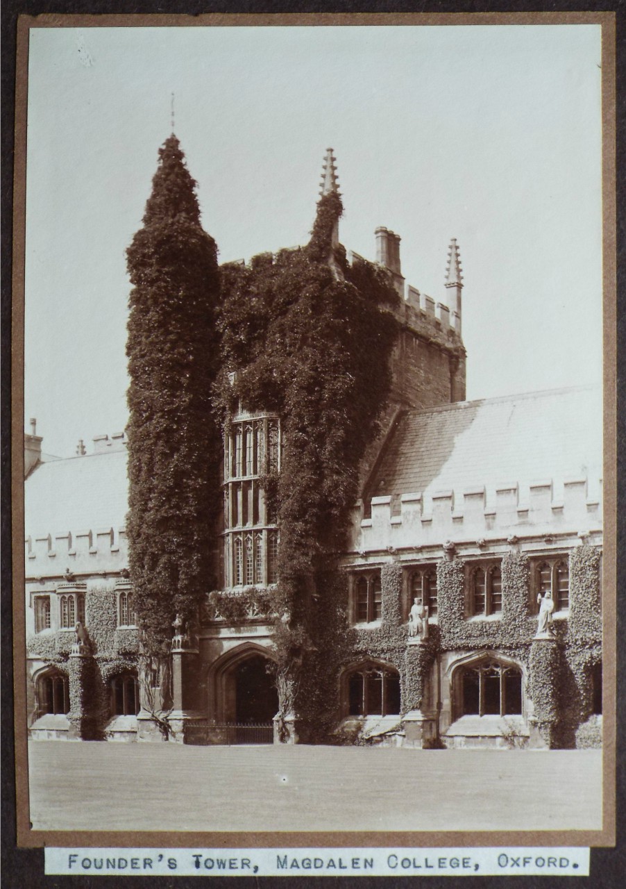 Photograph - Founder's Tower, Magdalen College, Oxford.