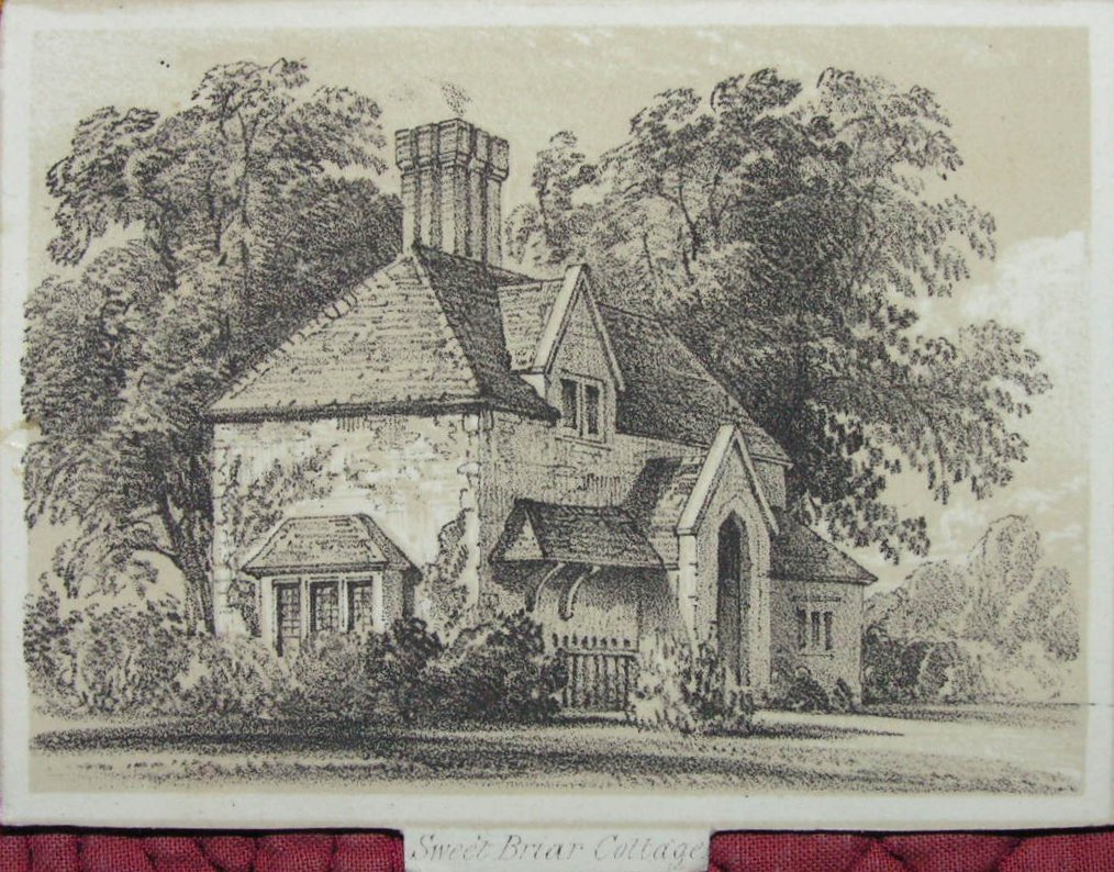 Lithograph - Sweet Briar Cottage
