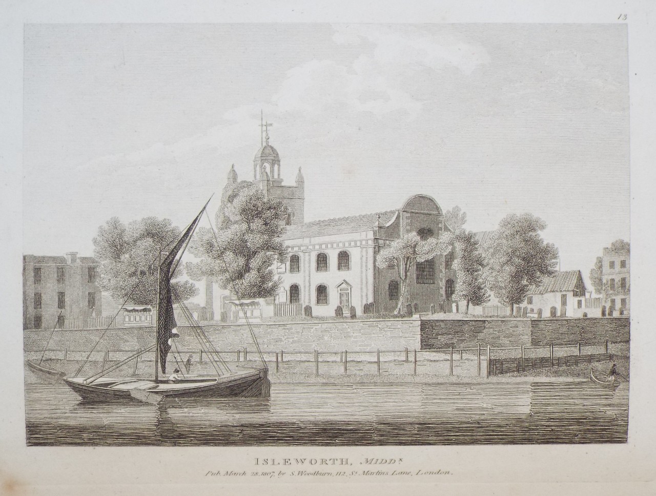 Print - Isleworth, Middx.