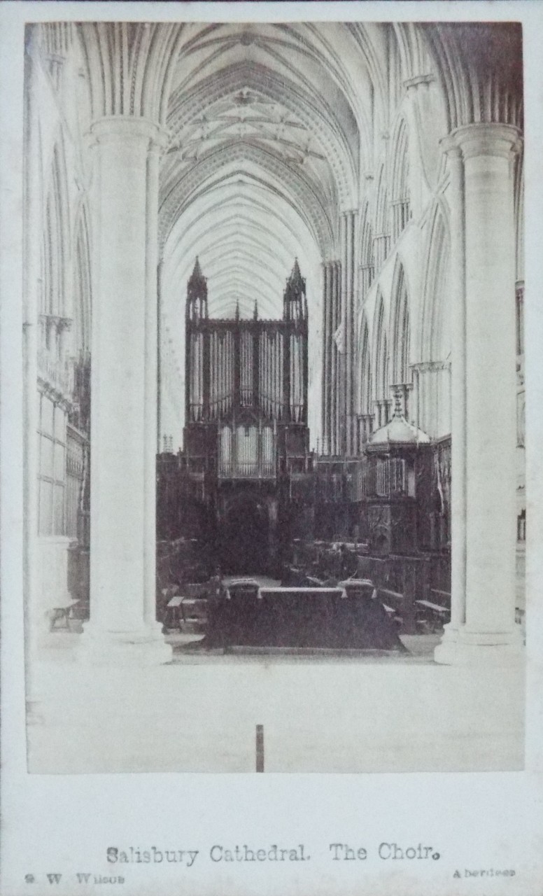 Photograph - Salisbury Cathedral. The Choir. - Wilson