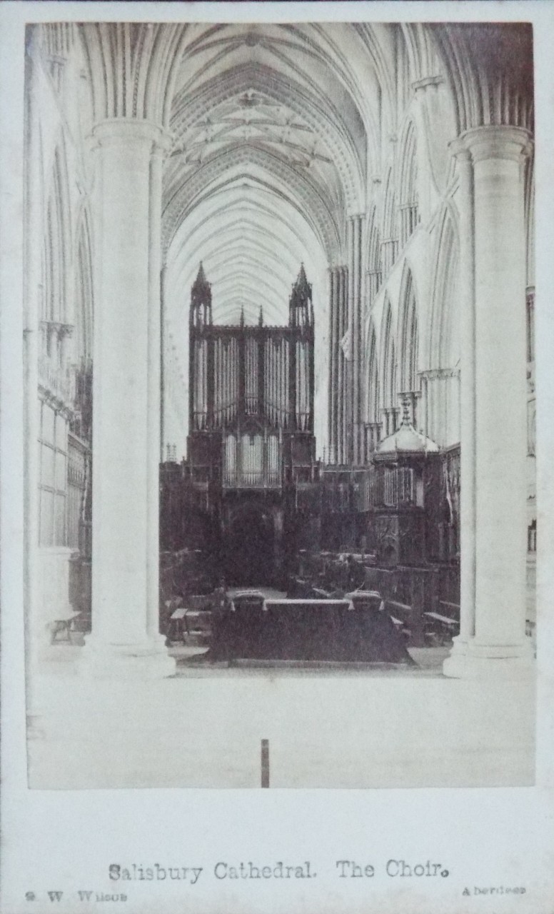Photograph - Salisbury Cathedral. The Choir.