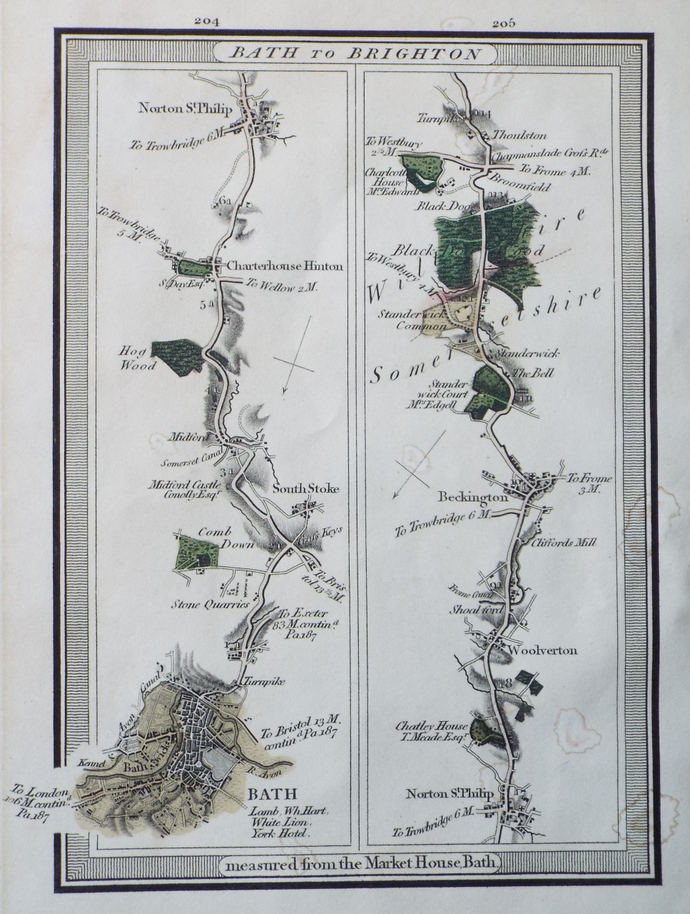 Map of  - Bath