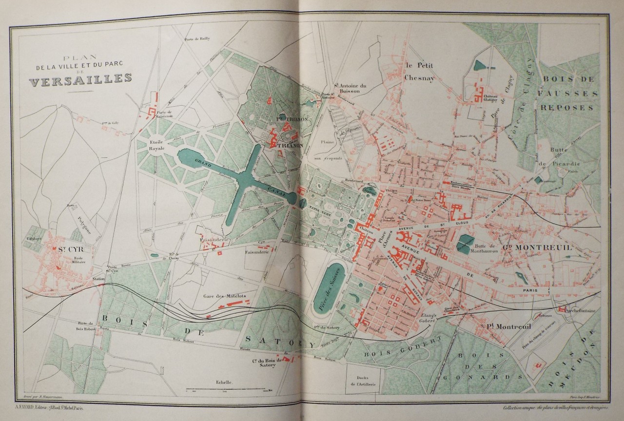 Map of Versailles - Versailles