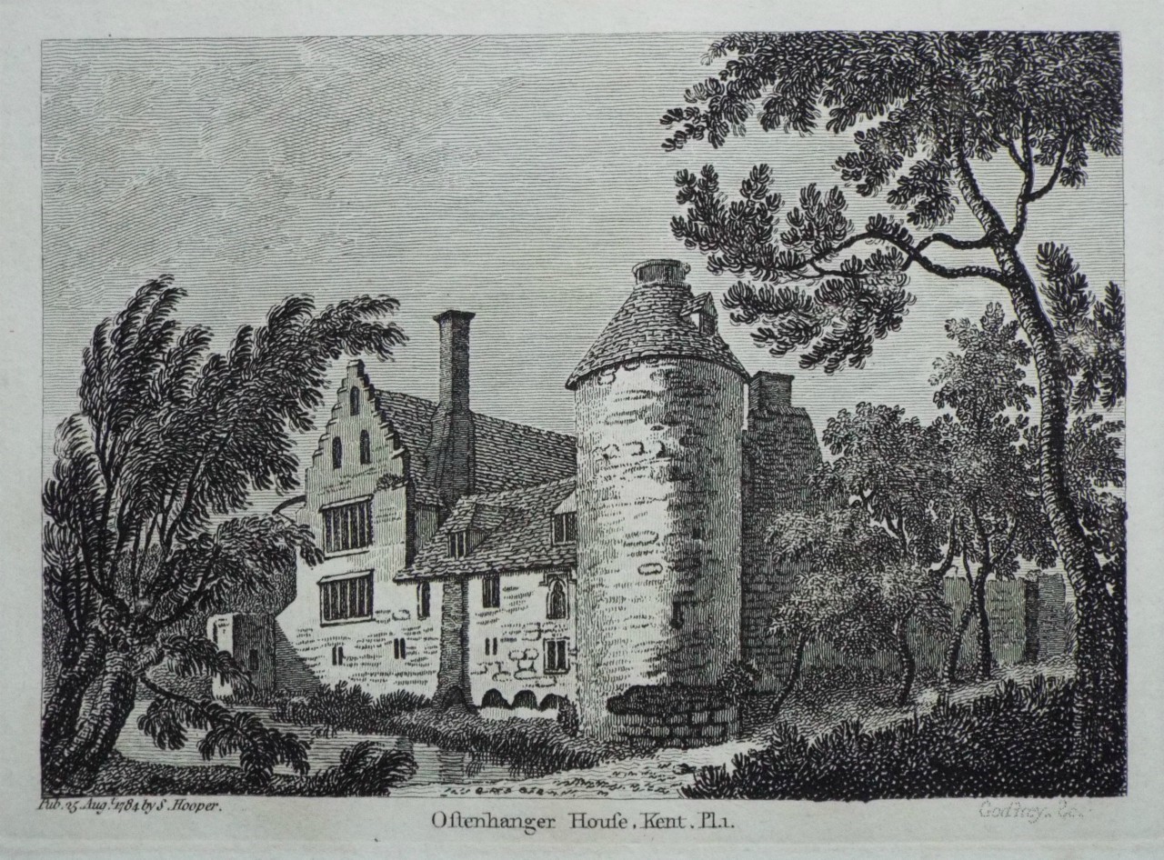 Print - Ostenhanger House, Kent. Pl.1. - 