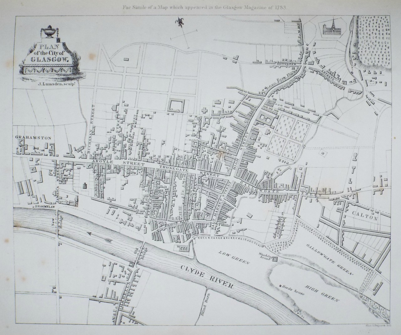 Map of Glasgow - Glasgow