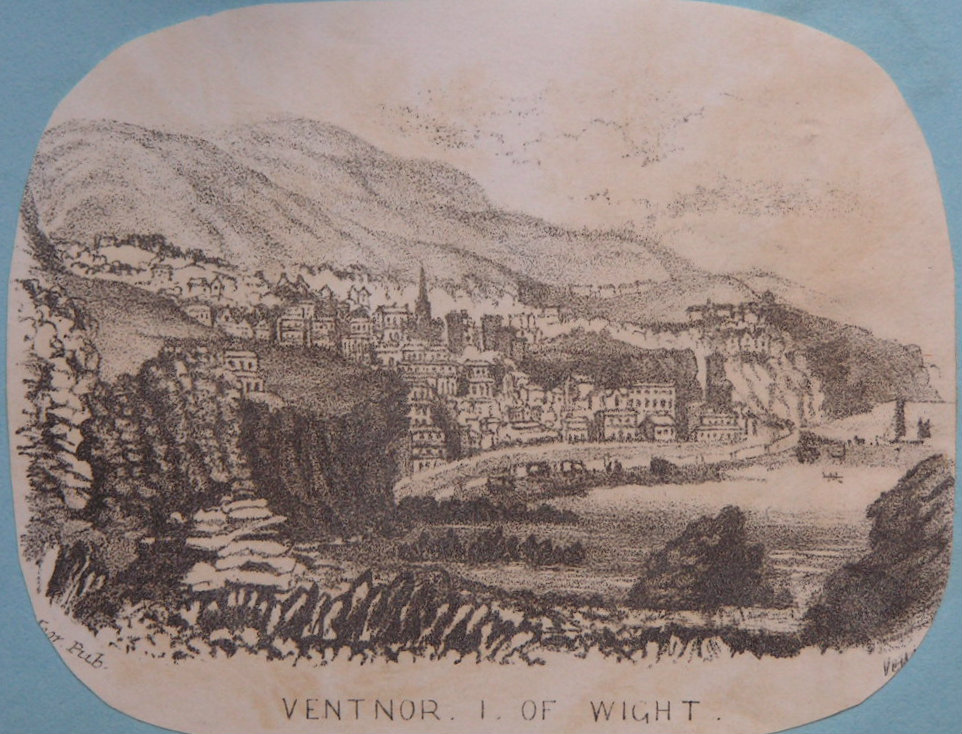 Lithograph - Ventnor, Isle of Wight