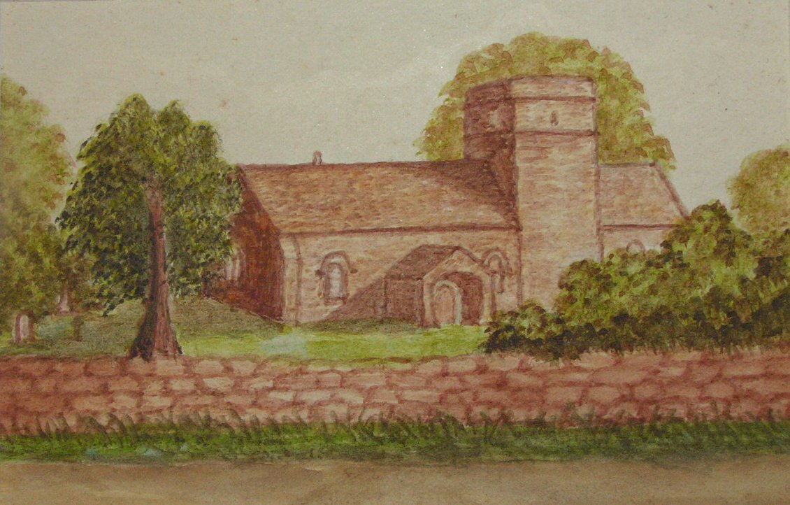 Watercolour - (Christon Church)