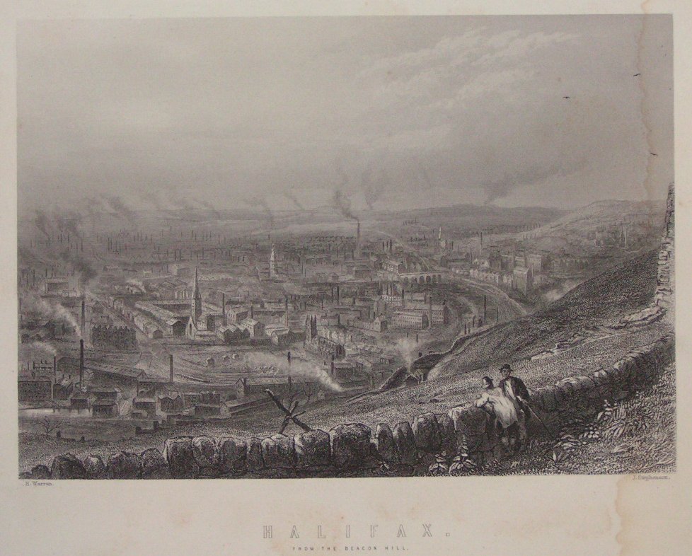 Print - Halifax from Beacon Hill - Stephenson