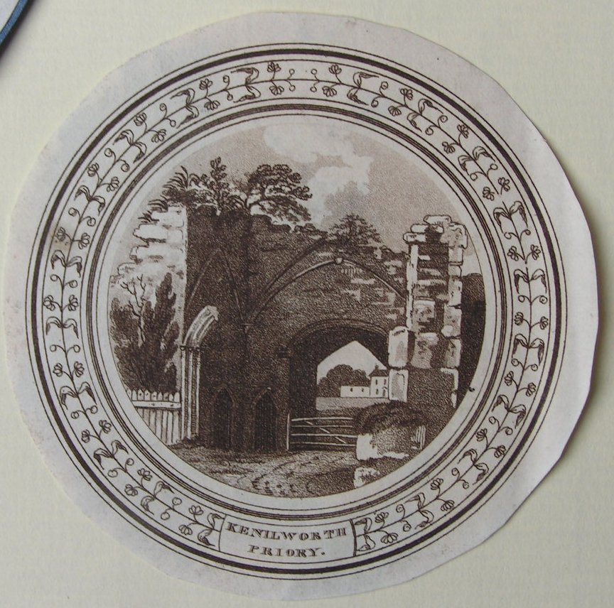 Aquatint - Kenilworth Priory