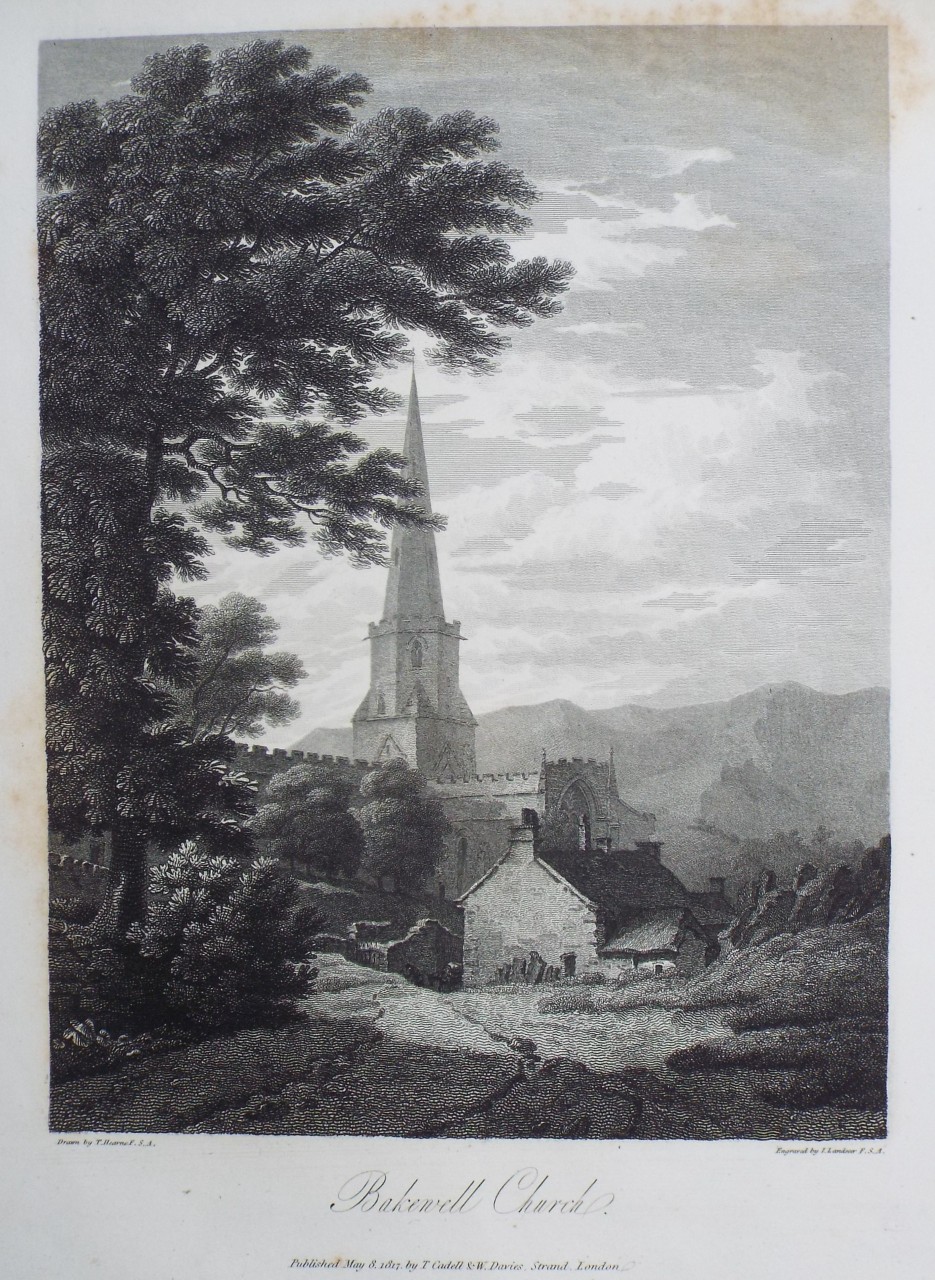 Print - Bakewell Church. - Landseer