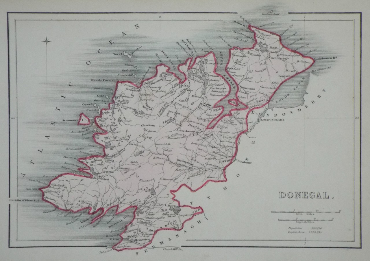 Map of Donegal