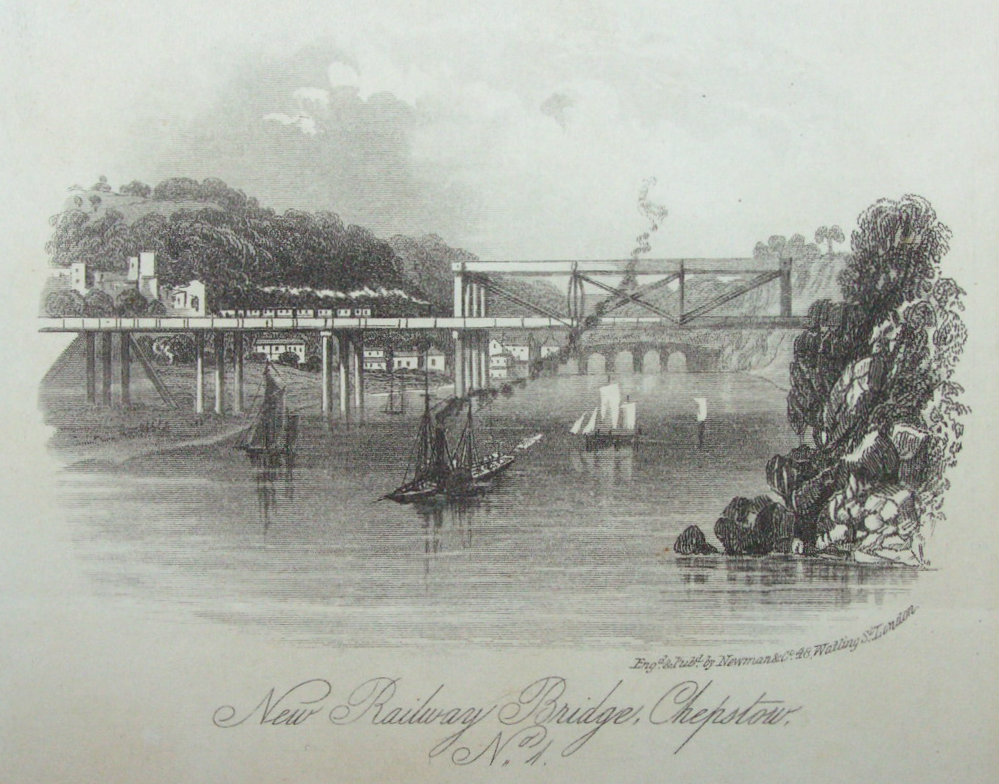 Steel Vignette - New Railway Bridge, Chepstow No.1 - Newman