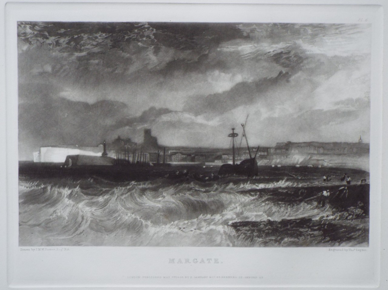 Steel mezzotint - Margate. - Lupton