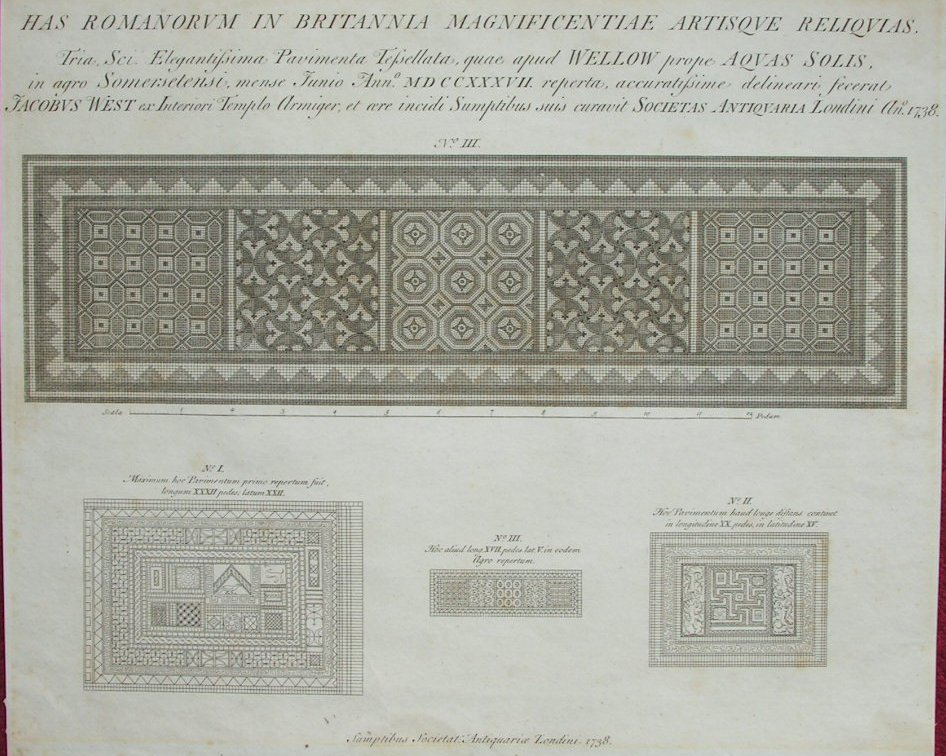 Print - Has Romanorum in Britannia Magnificentiae Artisque Reliquias