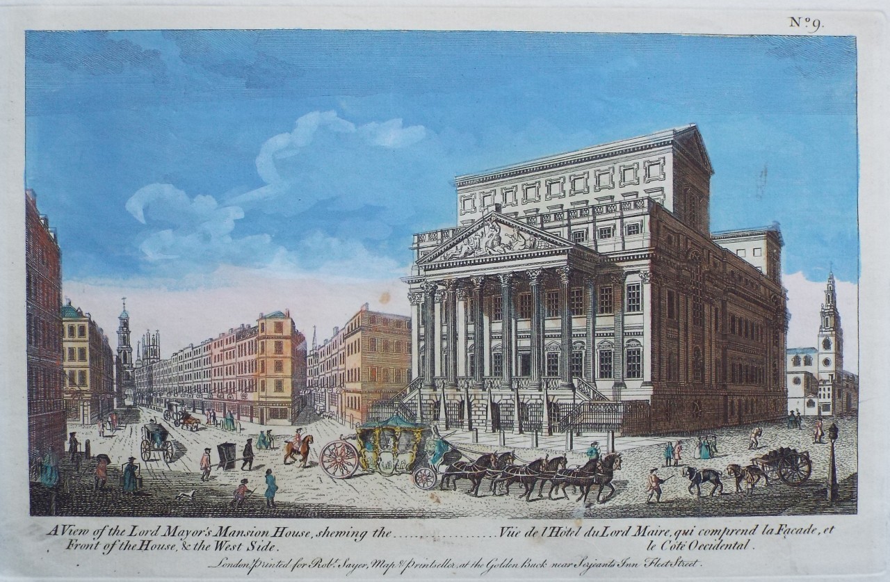 Print - A View of the Lord Mayor's Mansion House...
