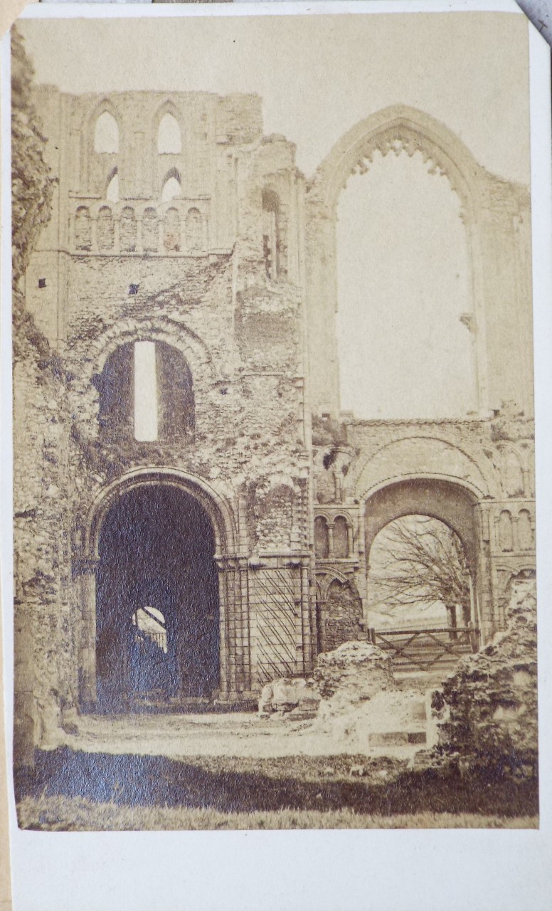 Photograph - Castle Acre Priory West Front Interior