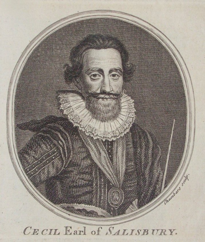 Print - Cecil Earl of Salisbury - 