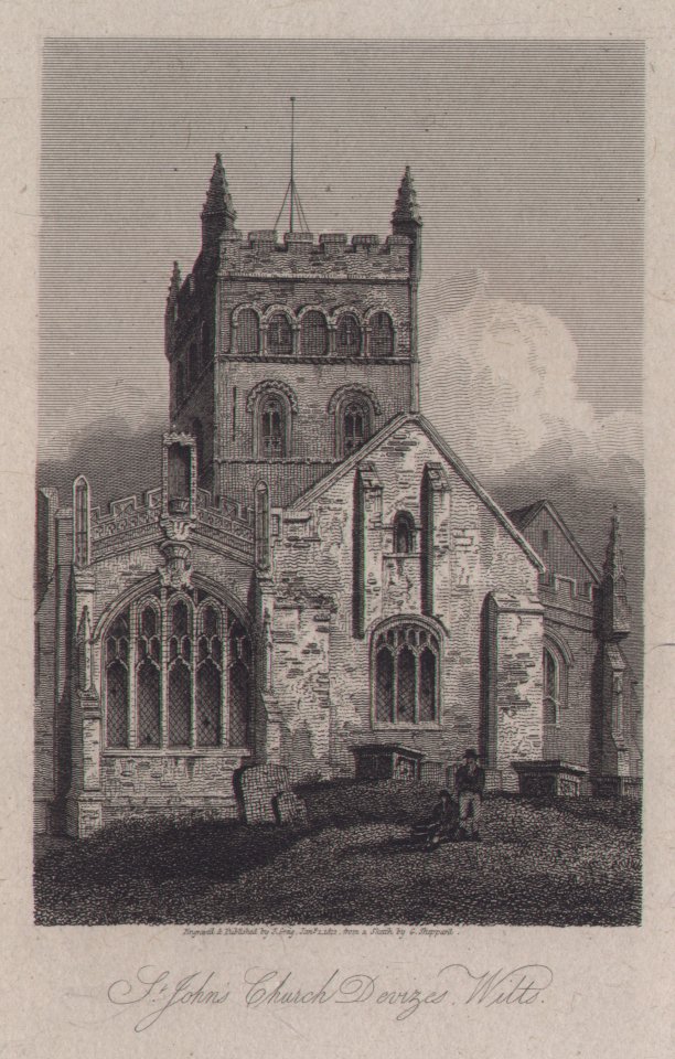 Print - St. John's Church, Devizes, Wilts - Greig