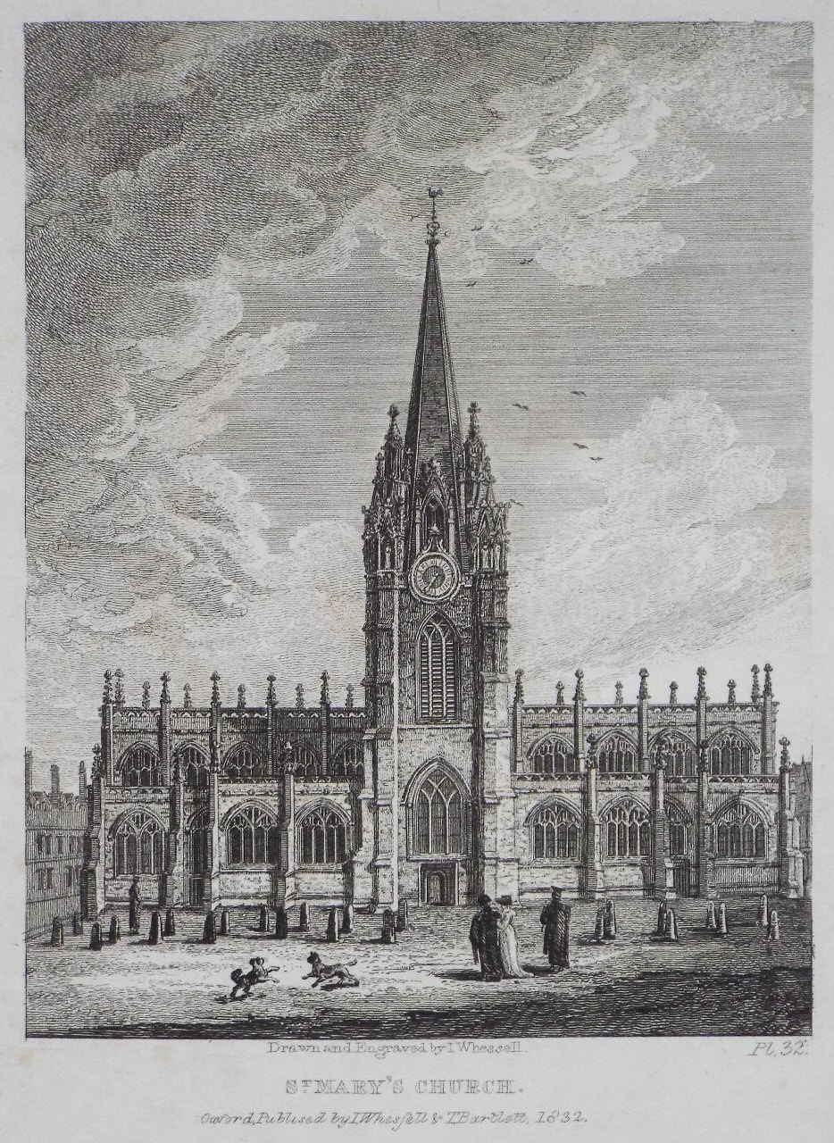 Print - St. Mary's Church. - Whessell