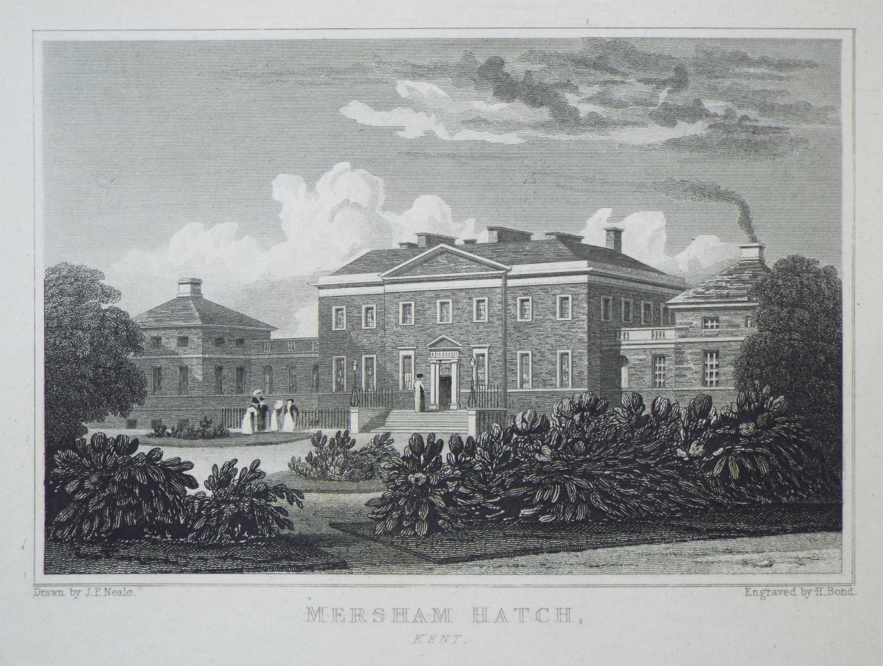 Print - Mersham Hatch, Kent. - Bond