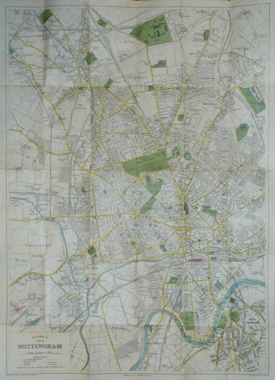 Map of Nottingham - Nottingham