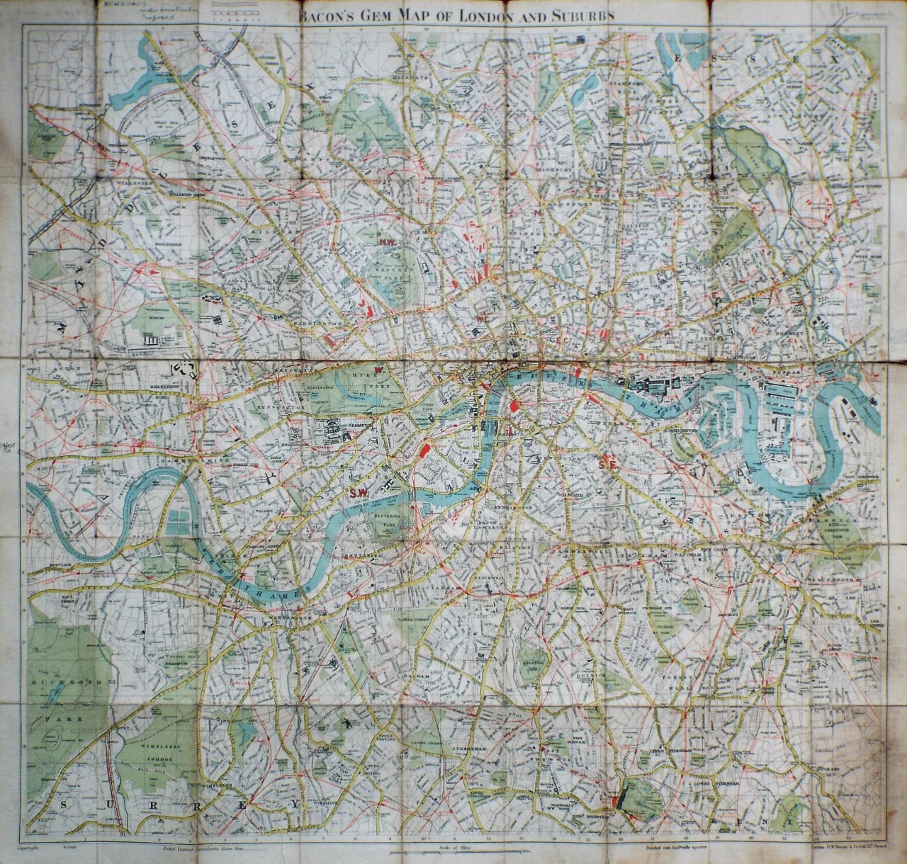 Map of Central London - London