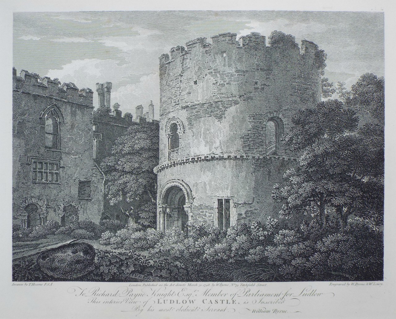 Print - Ludlow Castle - Byrne