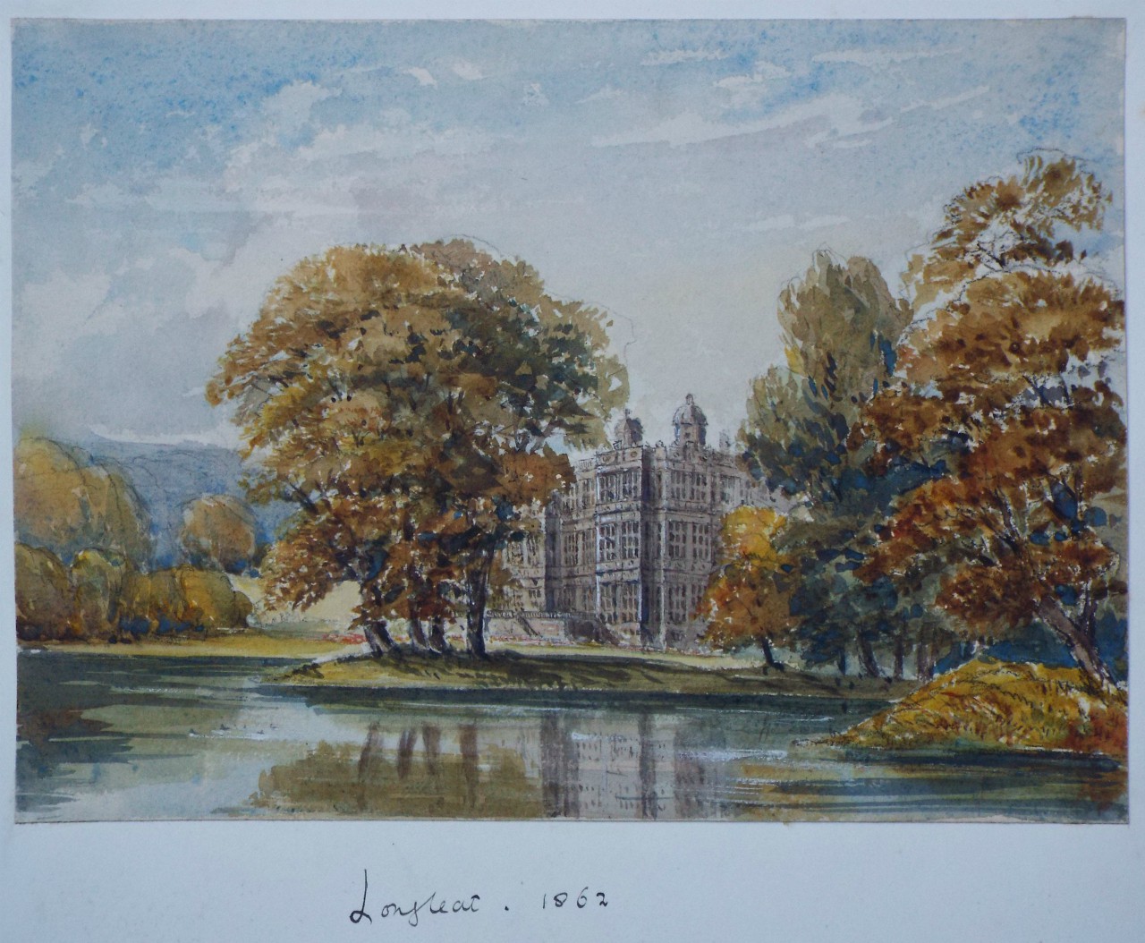 Watercolour - Longleat 1862