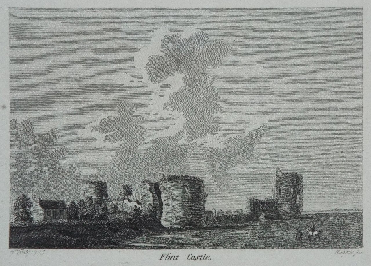 Print - Flint Castle. - 