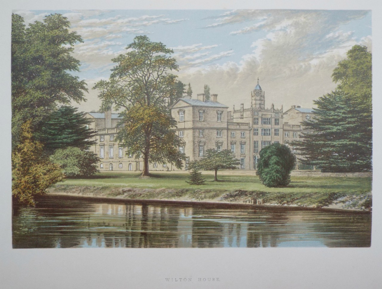 Chromo-lithograph - Wilton House.