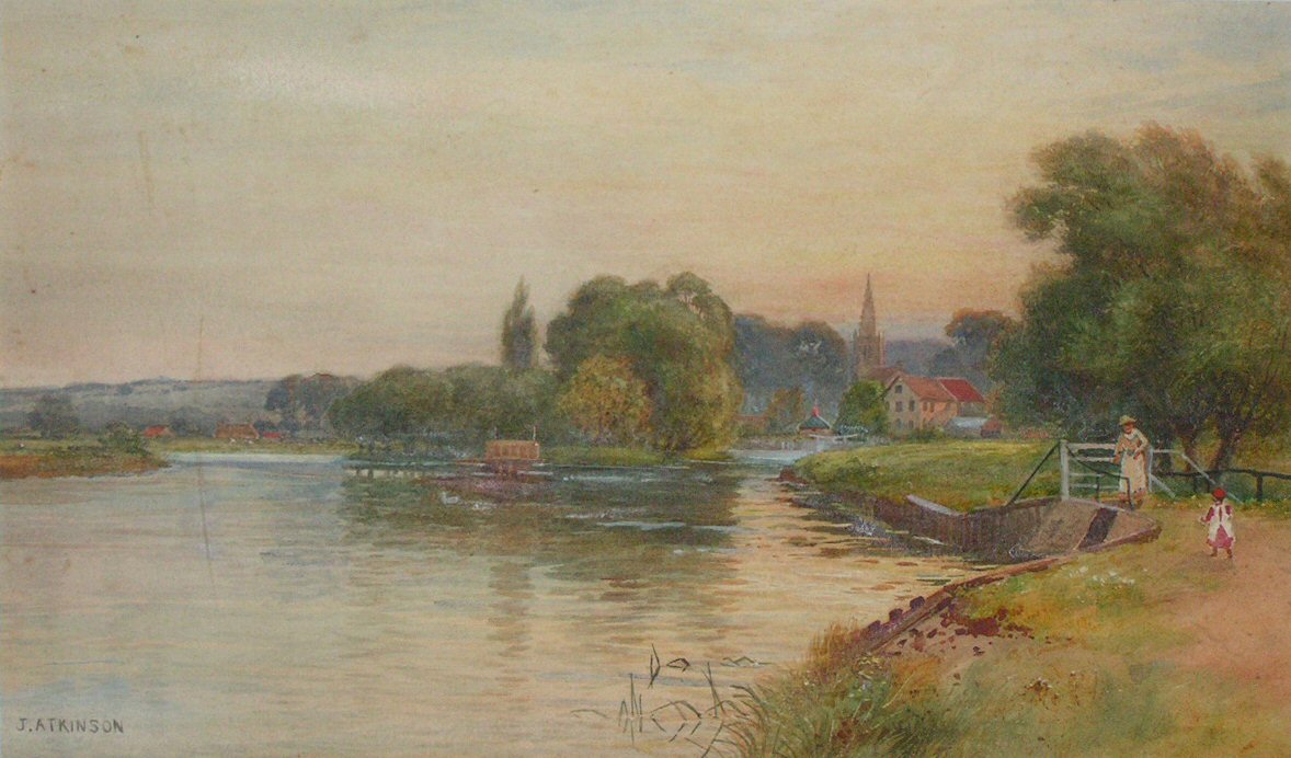Watercolour - The Thames at Marlow