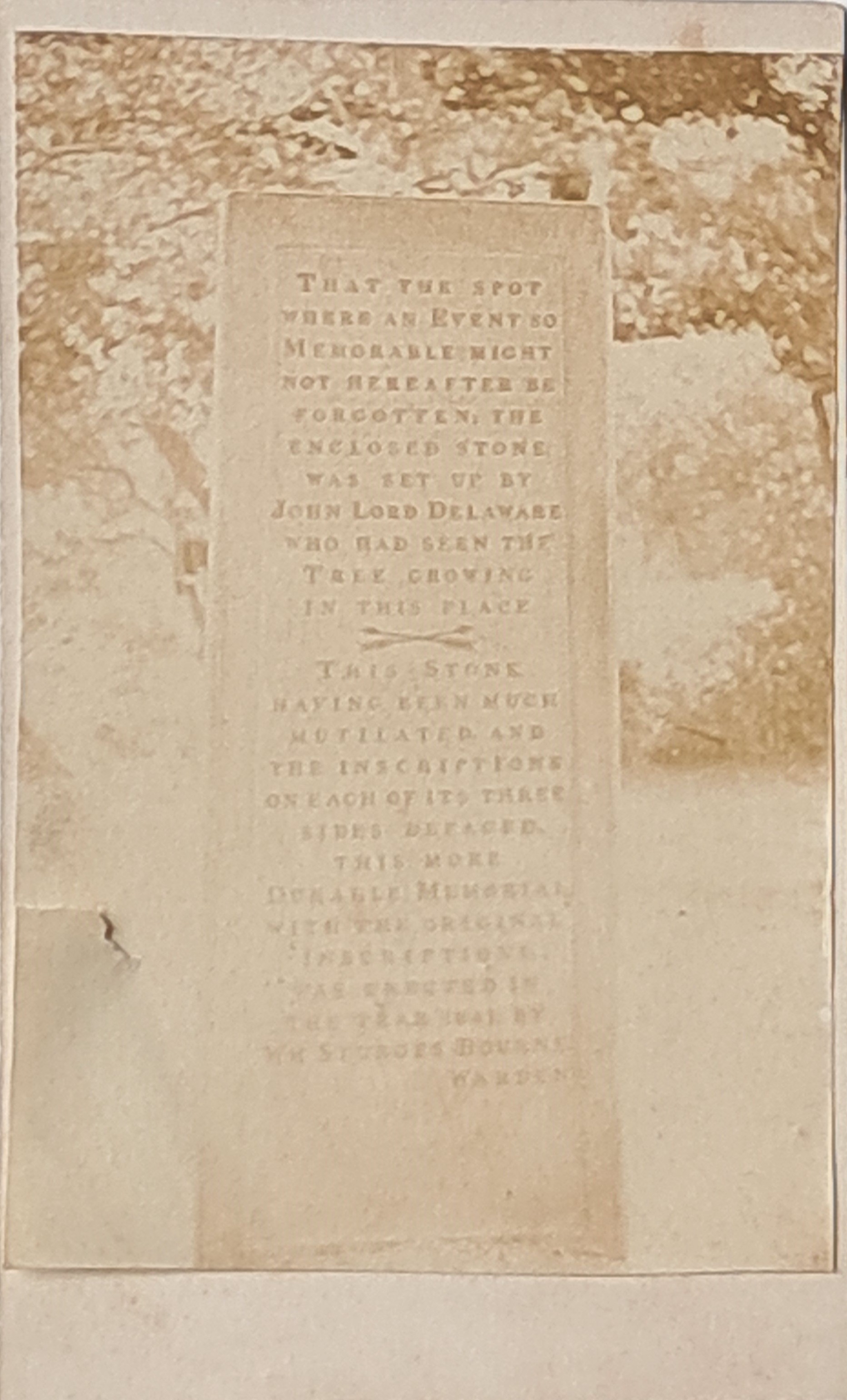 Photograph - The Rufus Stone