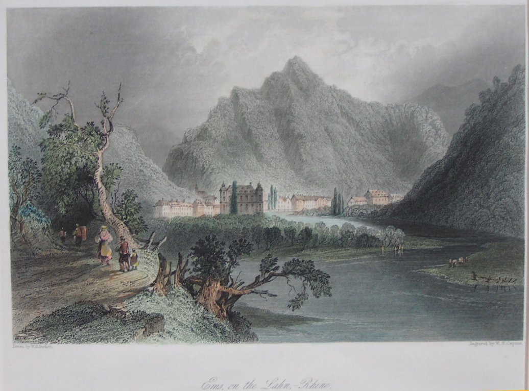 Print - Ems, in the Lahn, Rhine - Capone