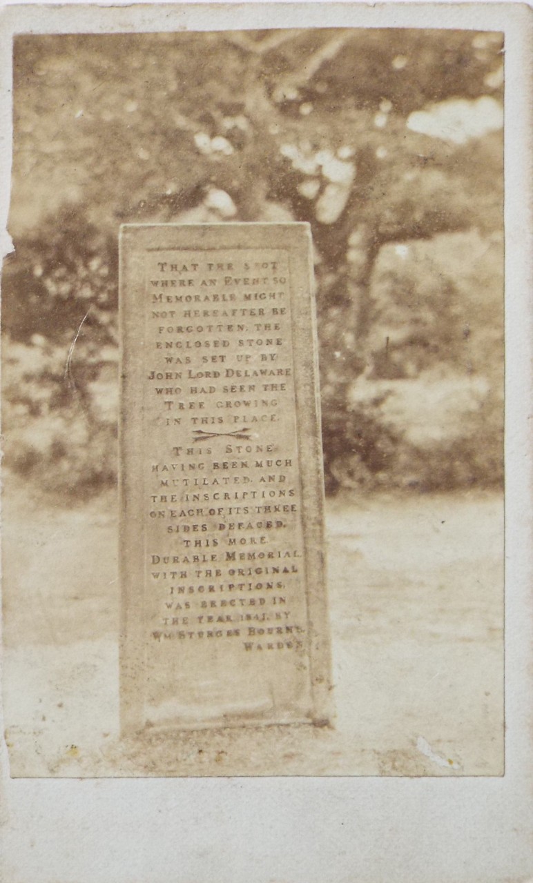 Photograph - The Rufus Stone