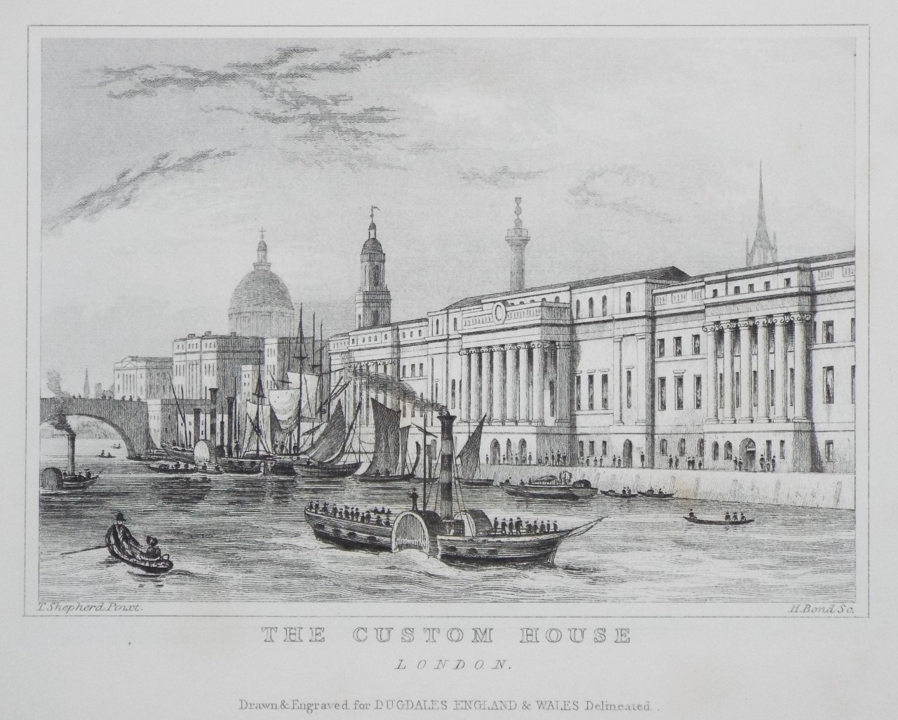 Print - The Custom House London