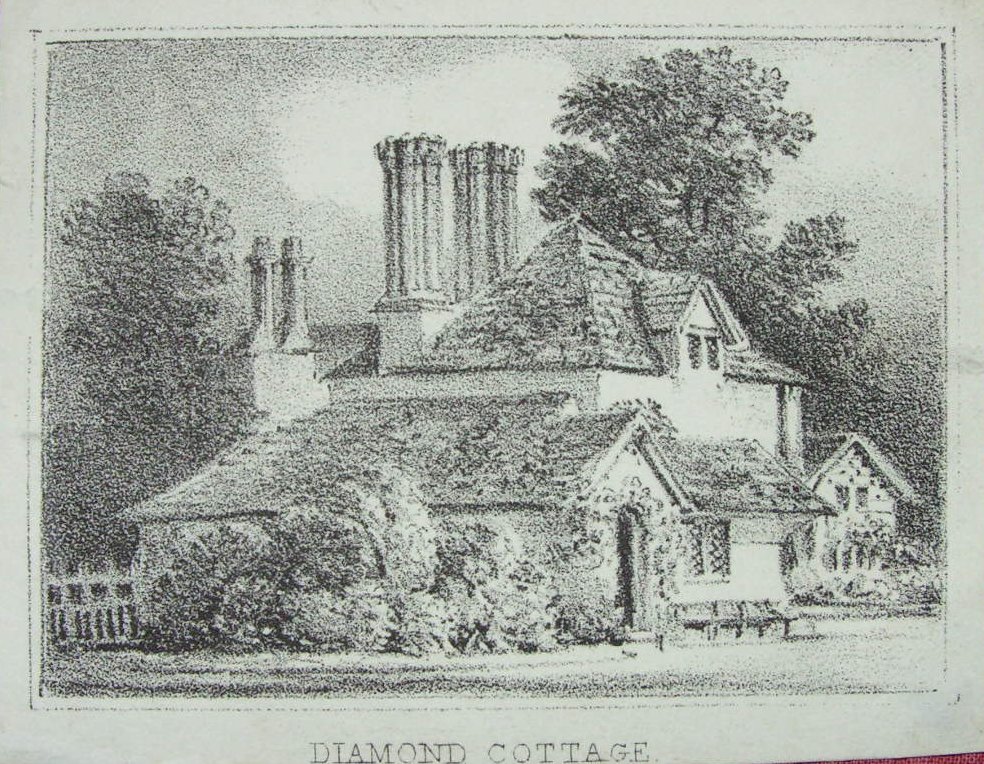 Lithograph - Diamond Cottage