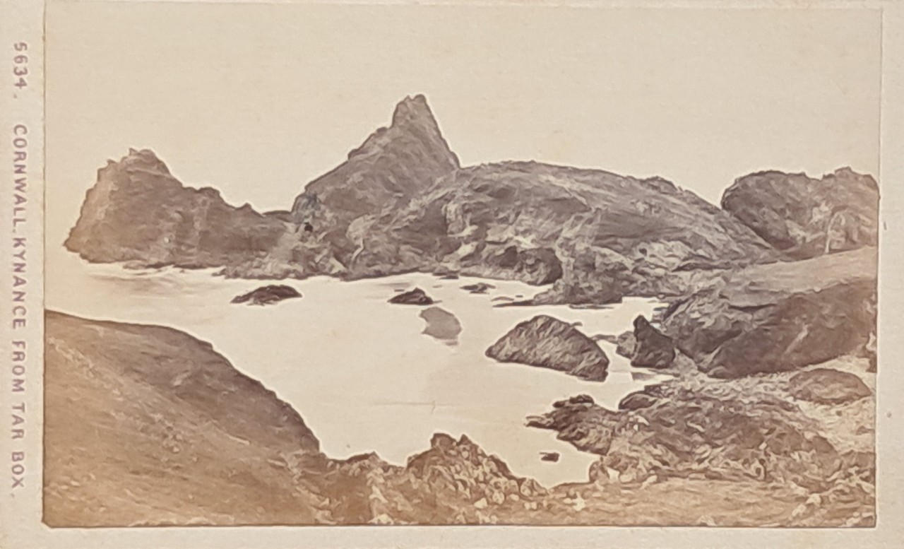 Photograph - Cornwall, Kynance from Tar Box.