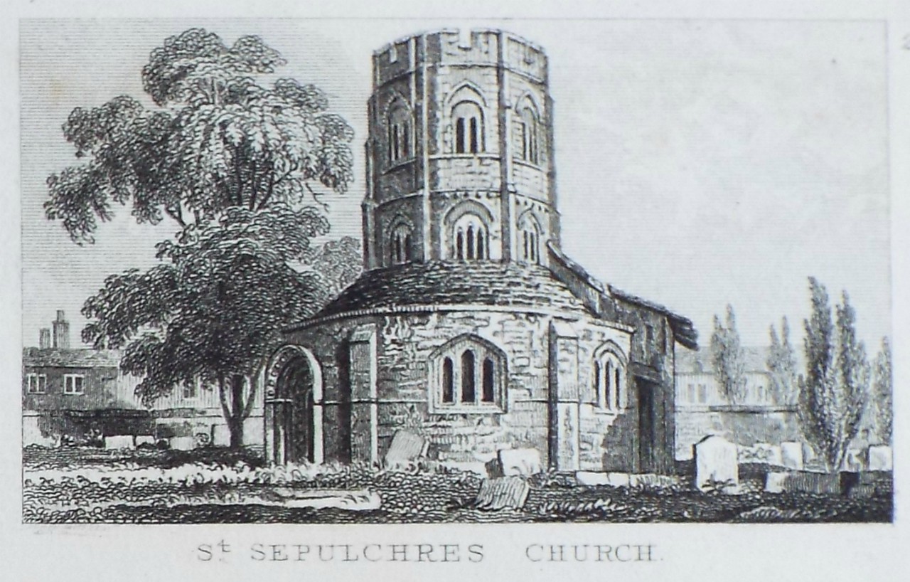 Print - St. Sepulchre's Church. - Rawle