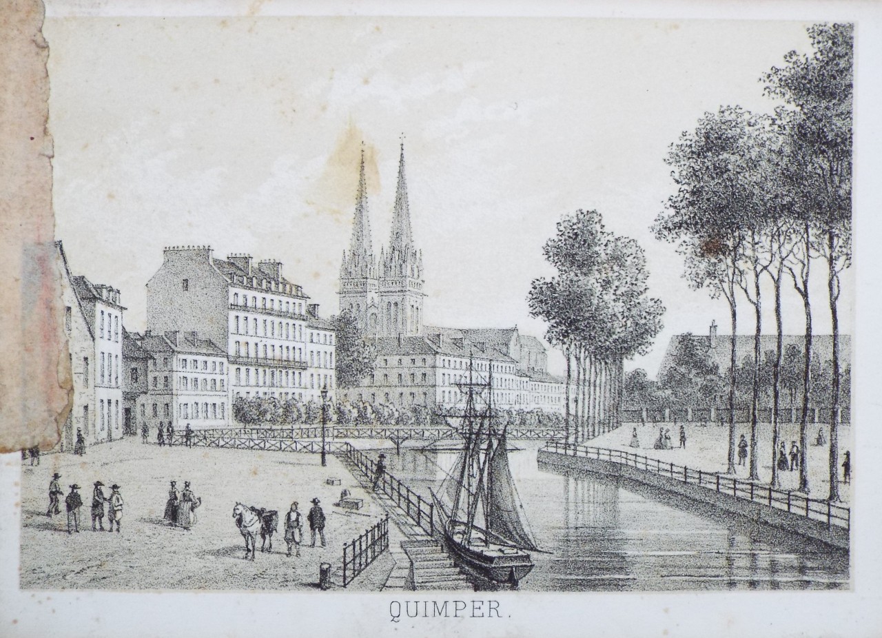 Lithograph - Quimper.