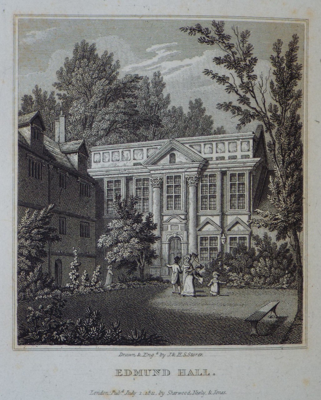 Print - Edmund Hall. - Storer