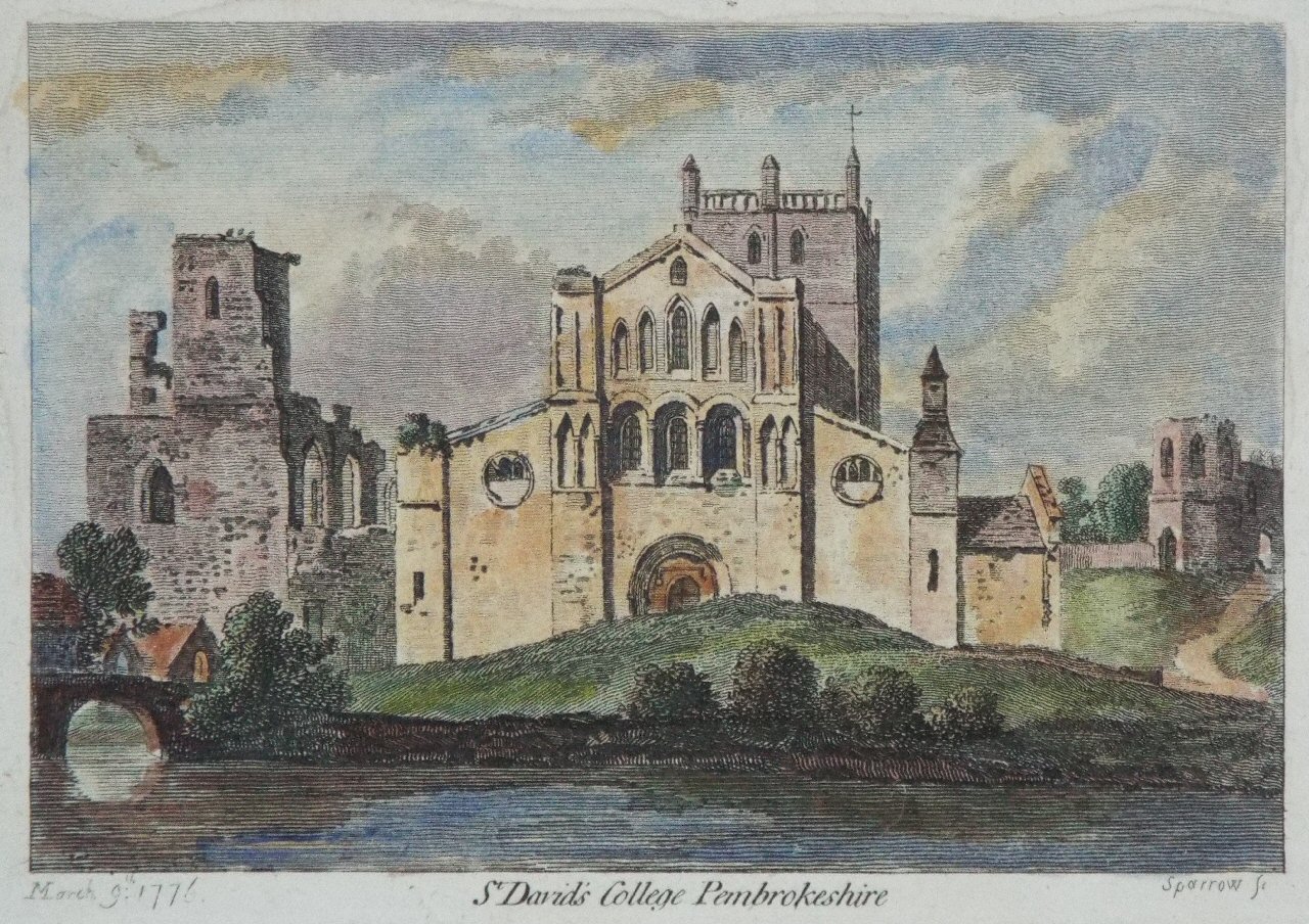 Print - St. David's College, Pembrokeshire - 