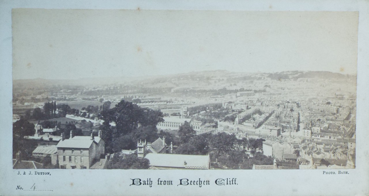 Photograph - Bath from Beechen Cliff looking West