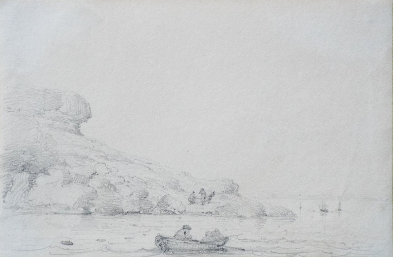 Pencil sketch - (Lake scene)