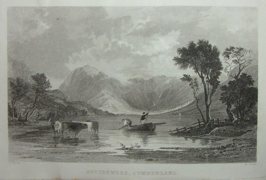 Print - Buttermere, Cumberland. - Sands